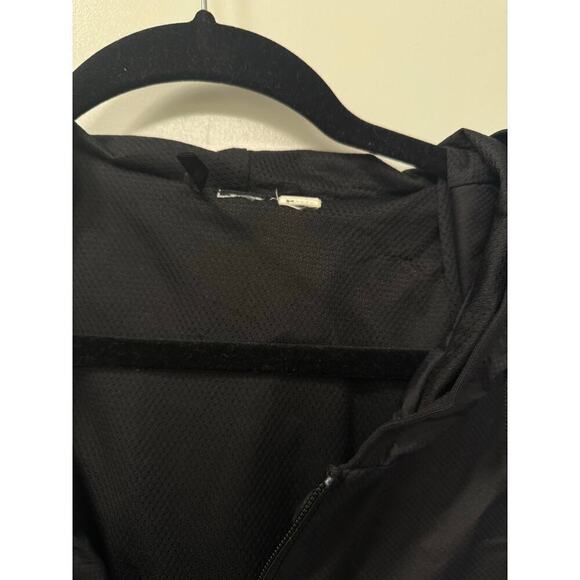 Adidas Men's XL Full Zip Hooded Black Classic Windbreaker - Picture 4 of 5